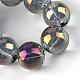 Electroplate Glass Beads Strands EGLA-Q062-10mm-A03-4