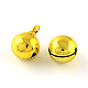 Vacuum Plating Brass Bell Charms Pendants KKB-R002-10mm-M-2