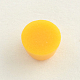 Pearlized Plated Opaque Glass Cabochons PORC-R099-14-2