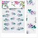 5D Flower/Leaf Watermark Slider Art Stickers MRMJ-S008-084H-1