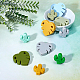 SUNNYCLUE 1 Box 10Pcs Cactus Silicone Beads Leaf Shaped Large Silicone Beads for Keychain Making Loose Spacer Bead jewellery Necklace Bracelet Supplies Lanyard Bead Plant Keychain Adult DIY Craft SIL-SC0001-05-4