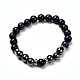 Natural Tiger Eye(Dyed) Beads Stretch Bracelets Set BJEW-JB06653-04-2