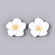 Кабошоны из непрозрачной смолы в виде цветка плюмерии CRES-T025-30A-02-2