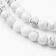 Chapelets de perles de howlite naturelle G-G735-66-4mm-3