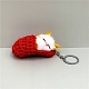 Süßer schläfriger Katzen-Schlüsselanhänger&nbsp;PW-WG7B277-01-1