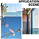 Benecreat 4 pièces 4 carillons éoliens japonais de style DJEW-BC0001-08-7