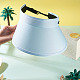 1 sombrero protector solar de poliéster&nbsp;AJEW-TA0002-57B-5