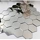 Azulejos de espejo de mosaico de vidrio DIY-WH0181-03-1