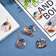 SUPERFINDINGS 6Pcs 3 Styles Crystal Tree of Life Wire Wrapped Pendant 53.5~54.5x42~45.5mm Quartz 7 Chakra Crystals Gemstone Charms Life of Tree Pendant Charms for Jewelry Making FIND-FH0004-66-6
