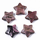 Натуральные родонитовые камни для беспокойства в форме звезды G-T132-002A-10-1
