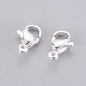 304 Stainless Steel Lobster Claw Clasps X-STAS-E464-21B-S-1