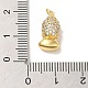 Латунные микропаве прозрачные подвески с фианитом KK-M278-05A-G-3