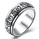 Nueva moda tailandesa anillos de plata 925 esterlina RJEW-BB33683-8-1