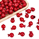 CHGCRAFT 50Pcs Mini 0.79 Inch Artificial Pomegranate Realistic Fake Fruit Lifelike Apple Simulation Foam Pomegranate for Floral Arrangements Halloween Christmas Home Kichen Display Decor DJEW-WH0038-31-1