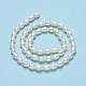 Fili di perle di perle d'acqua dolce coltivate naturali PEAR-J006-20A-01-3