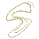 Латунные двухслойные ожерелья NJEW-D302-53G-4