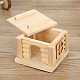 Pine Wood Hamster House DIY-WH0190-42-3