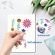 8 Sheets 8 Styles PVC Waterproof Wall Stickers DIY-WH0345-114-3