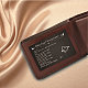 Rechteck 201 benutzerdefinierte Thermotransfer-Wallet-Karte aus Edelstahl DIY-WH0252-029-5