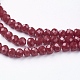 Glass Beads Strands GLAA-R029-7-3