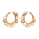 Boucles d'oreilles vintage en perles de perles naturelles pour fille femme EJEW-JE04643-01-3