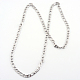 304 Stainless Steel Figaro Chains  Necklaces NJEW-R063-24P-2