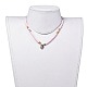Colliers pendentif perles en pâte polymère heishi NJEW-JN02528-M-6