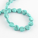 Chapelets de perles en turquoise synthétique X-G-R190-01-2