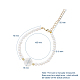 Natürliche Süßwasserperlen Perlen Armbänder BJEW-JB05123-7