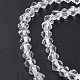 Chapelets de perles en verre bicone d'imitation de cristal autrichien GLAA-F029-4x4mm-13-3