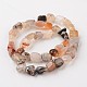 Chip Natural Multi-Color Agate Bead Strands G-M345-06-2