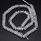 Bicone Cultured Piezoelectric Quartz Crystal Beads Strands G-I149-2.5x5-S-AA-3