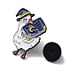 Duck Magician with Book Enamel Pins JEWB-K001-11EB-3