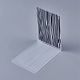 Timbro / sigillo di plastica trasparente trasparente DIY-WH0110-04C-2