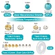 Набор для изготовления ожерелья из синтетических бирюзовых бусин sunclue diy DIY-SC0018-05-2