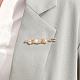 PandaHall Elite® 16Pcs 16 Style Resin Imitation Gemstone & Crystal Rhinestone Beaded Safety Pin Brooches JEWB-PH0001-27-6