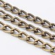 Iron Twisted Chains Curb Chains CHS007Y-AB-1