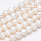 Brins de perles de culture d'eau douce naturelles SPPA007Y-1-4
