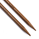 竹の先のとがった編み針（dpns）  ペルー  250x6mm  4個/袋 TOOL-R047-6.0mm-03-3