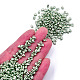 Cuentas de semillas de vidrio de colores opacos teñidos SEED-N004-007-02-5