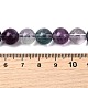 Естественно радуги флюорита круглые бусинки пряди G-P070-31-10mm-5