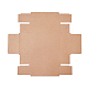 クラフト紙引き出し折りたたみボックス  引き出しボックス  長方形  長方形  バリーウッド  27.2x19.2x8.2cm  インナー：25x17x8センチメートル CON-WH0028-02B-4