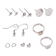DIY Flower Earring Finger Ring Making Kit DIY-SZ0008-69-3