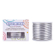 BENECREAT 9 Gauge Jewelry Craft Aluminum Wire 55 Feet Bendable Metal Sculpting Wire for Craft Floral Model Skeleton Making (Silver AW-BC0001-3mm-02-2
