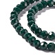 Faceted Glass Beads Strands EGLA-J042-36B-14-3