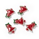Cabujones de resina opaca con motivos navideños CRES-P022-11-1