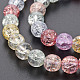Crackle Glass Beads Strands GLAA-S192-B-008B-3