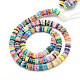 Polymer Clay Bead Strands X-CLAY-T001-A06-3