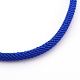 Fabricación de pulsera de hilo de algodón trenzado MAK-L018-03A-06-P-2
