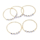 Perles de rocaille de verre étirer bracelets BJEW-JB05245-1